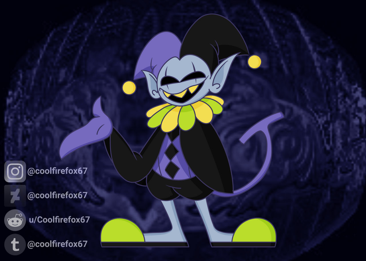 Deltarune - Jevil (Fanart) by coolfirefox67 on DeviantArt