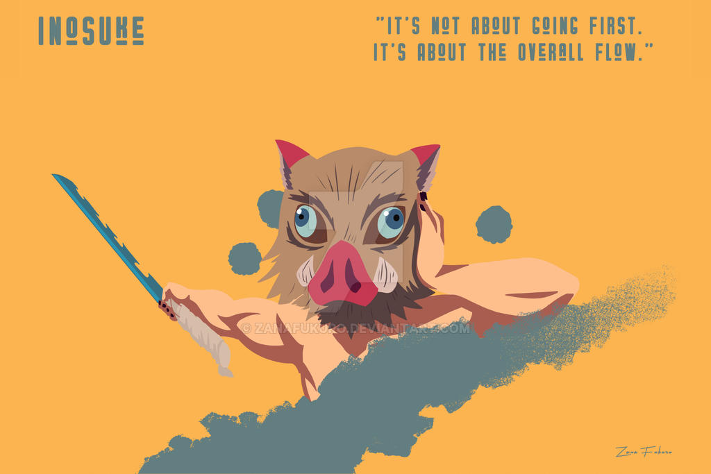 Inosuke - Quote by ZanaFukuro on DeviantArt