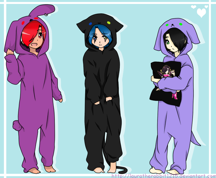 :OC: Trio pajamas