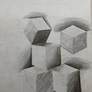 Cubic shapes study - pencil