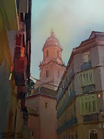 Malaga Cathedral by Sturdyman