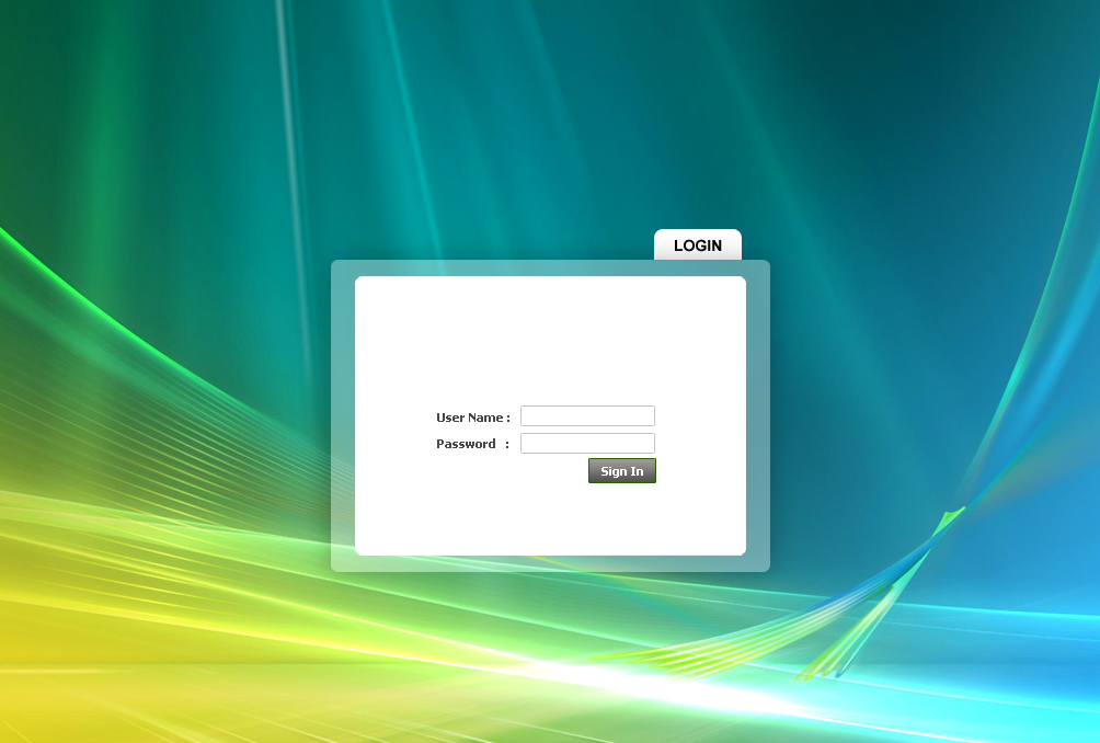 Login page, Login Screen