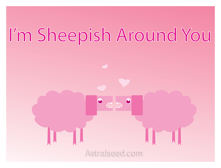 Sheepy Valentines Day