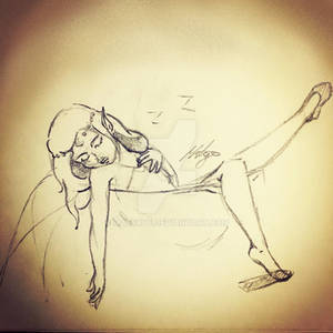 Sleeping Pocket Fairy Sketch