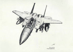 Inktober 09: F-15E