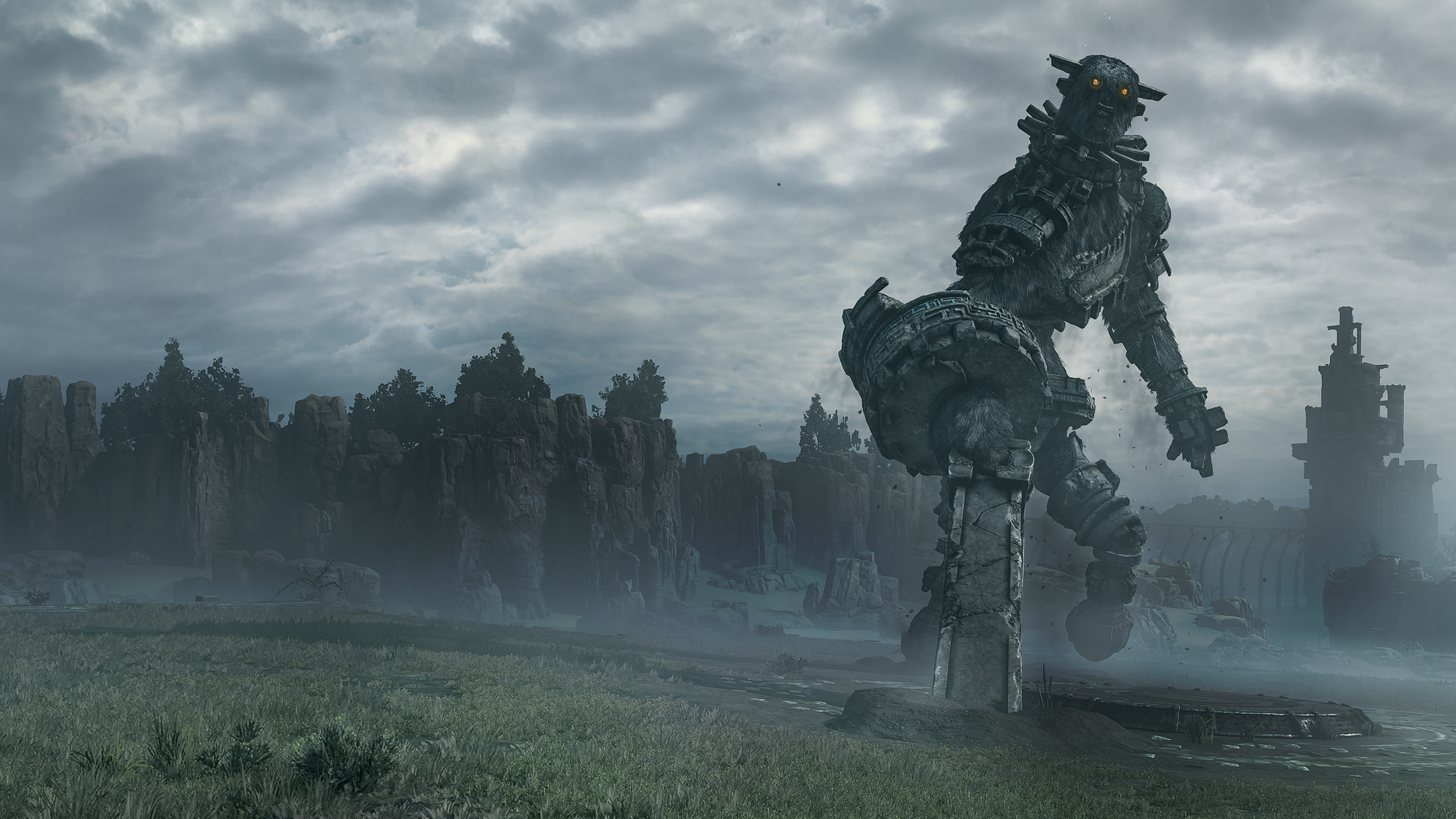 shadow of the colossus 3rd boss wallpaper Desktop by empessah on