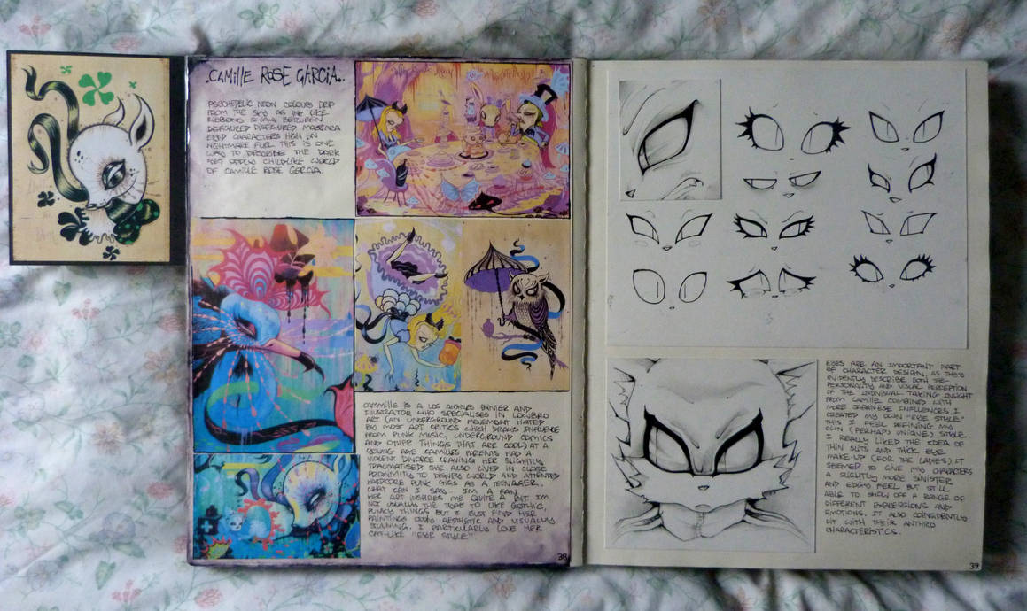 SB 2012 - 19 - Camille Rose Garcia and Eye styles by SCIFIJACKRABBIT