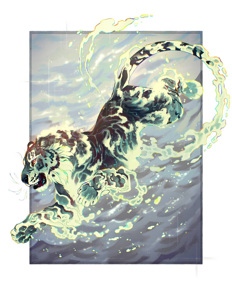 Water tiger by Andiliion on DeviantArt