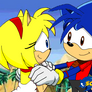 Mega and Yasmin (Sonic X Recolor)