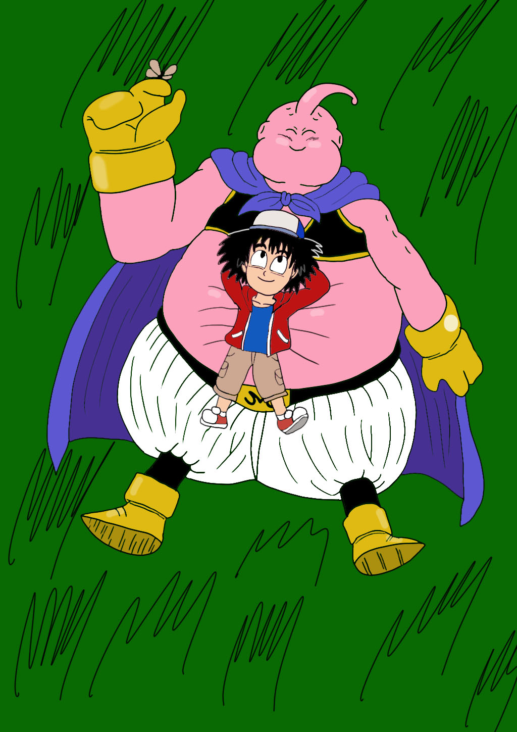 majin boo gordo by kityarts on DeviantArt