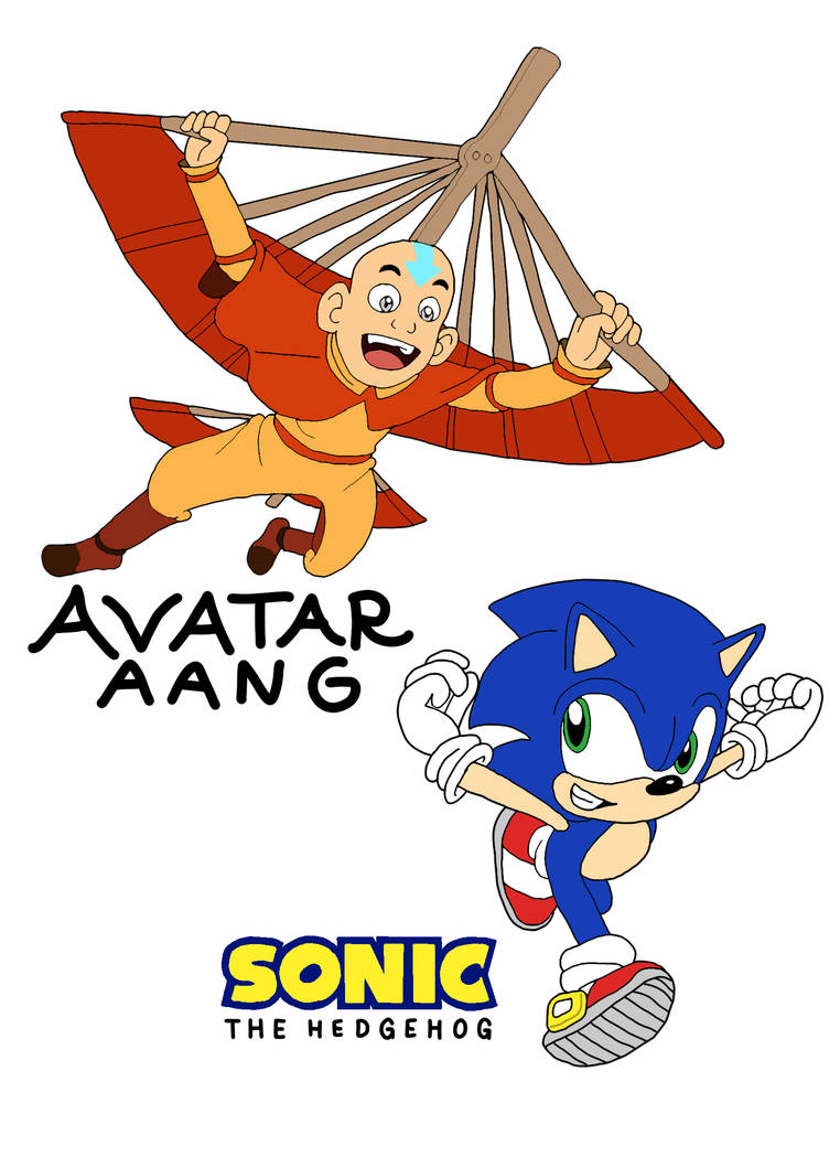 The Last Airbender and The Blue Blur by MysteryArt901 on DeviantArt