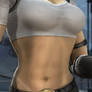 Sonya Blade's midriff (Tickle RP)