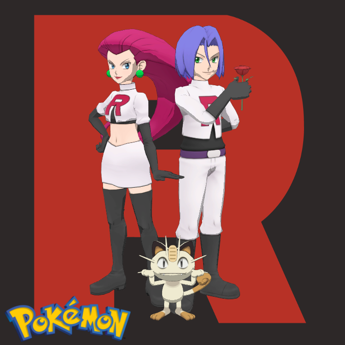 Team Rocket Trio (Pokemon Masters style) by MysteryArt901 on DeviantArt