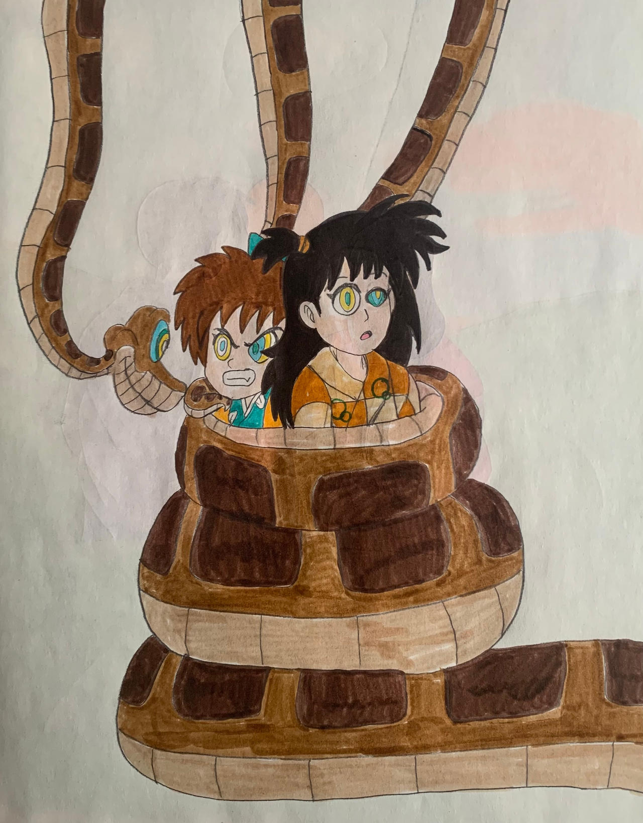 Python Transformation Deviantart Two Orphans and a Python by MysteryArt901 on DeviantArt