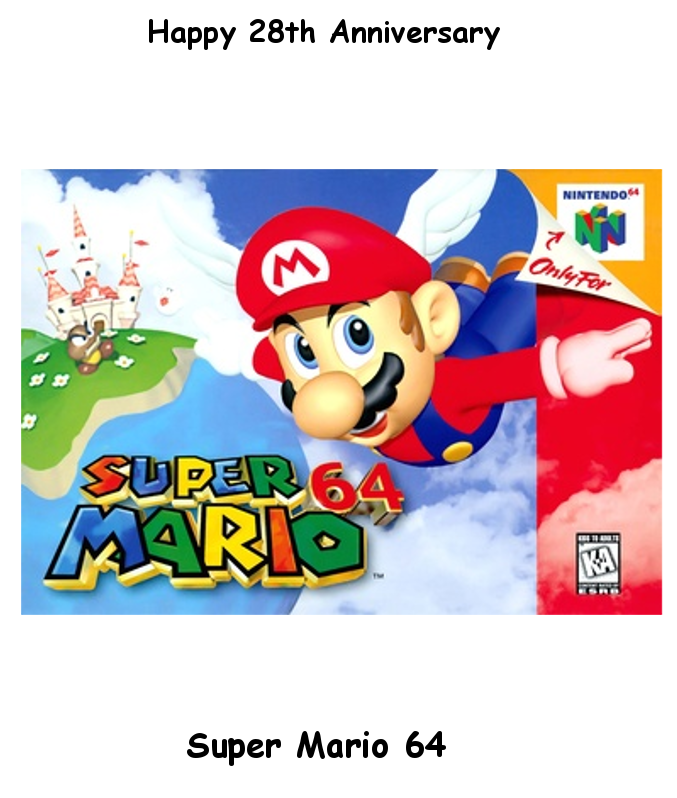 64 Deviantart Super Mario 64 turns 28 by MysteryArt901 on DeviantArt