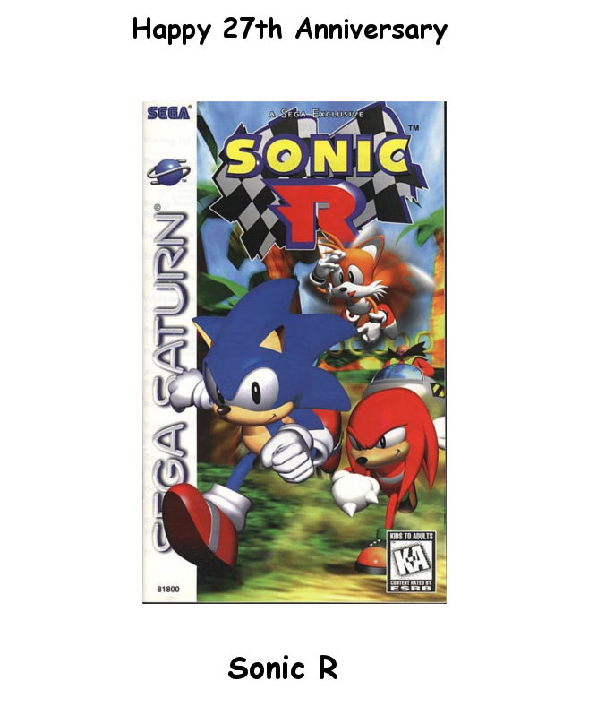 Sonic R Deviantart Sonic R turns 27 by MysteryArt901 on DeviantArt