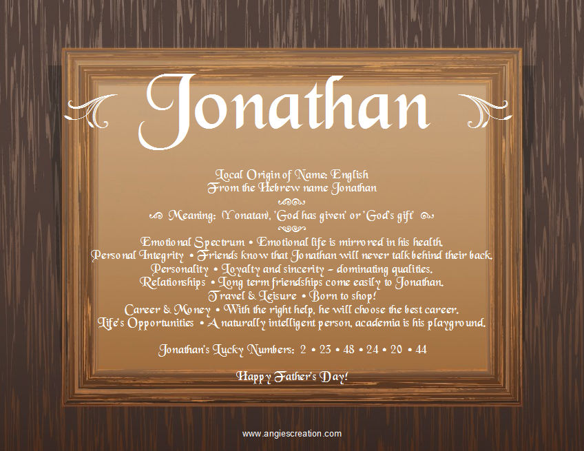 Color Called Jonathan The meaning of Jonathan by Jet-Petalite on DeviantArt