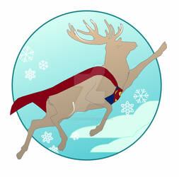 Deer superman