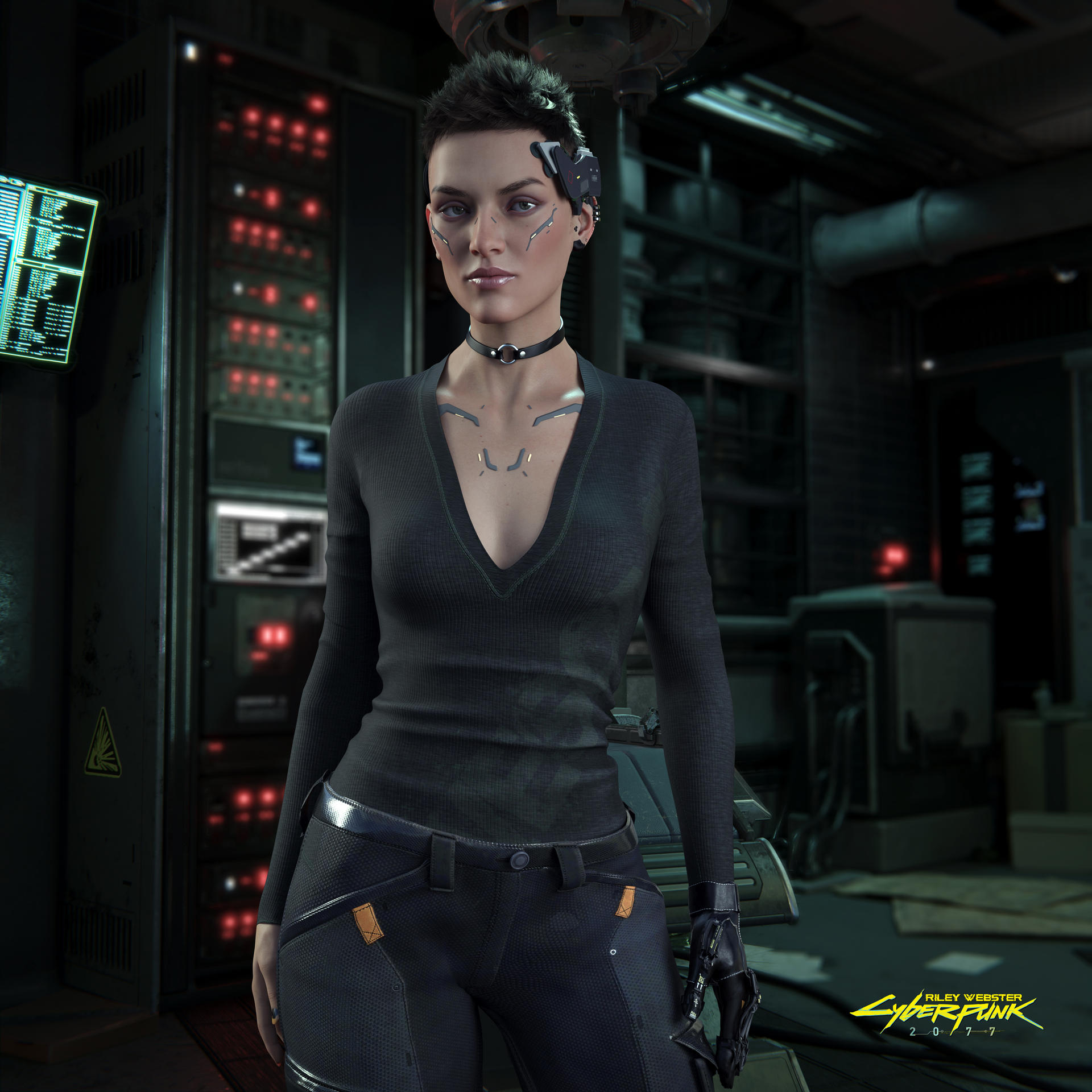 Riley Webster, Netrunner by milo13200 on DeviantArt