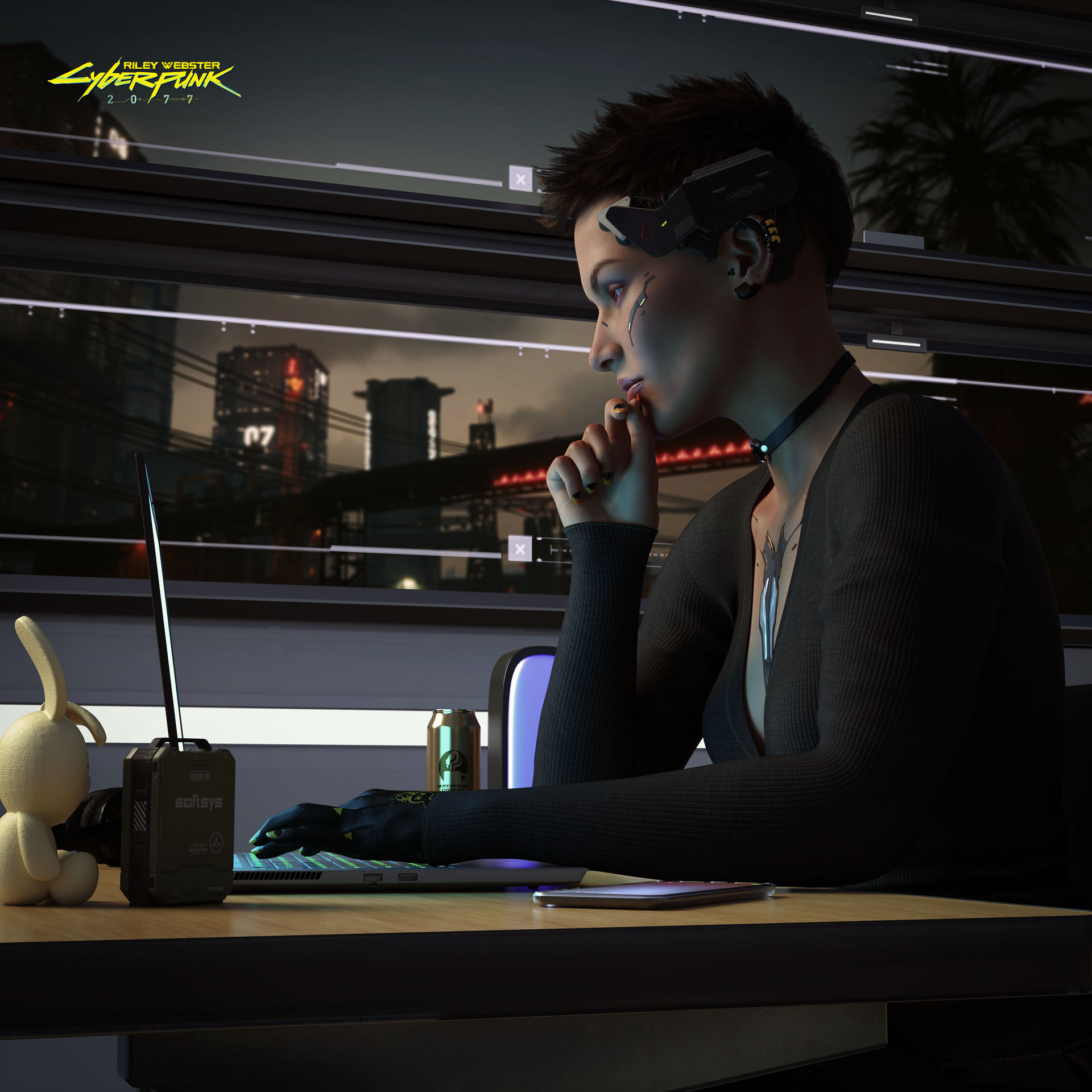 Riley Webster, hacking the system by milo13200 on DeviantArt