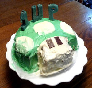 1UP Birthday Cake