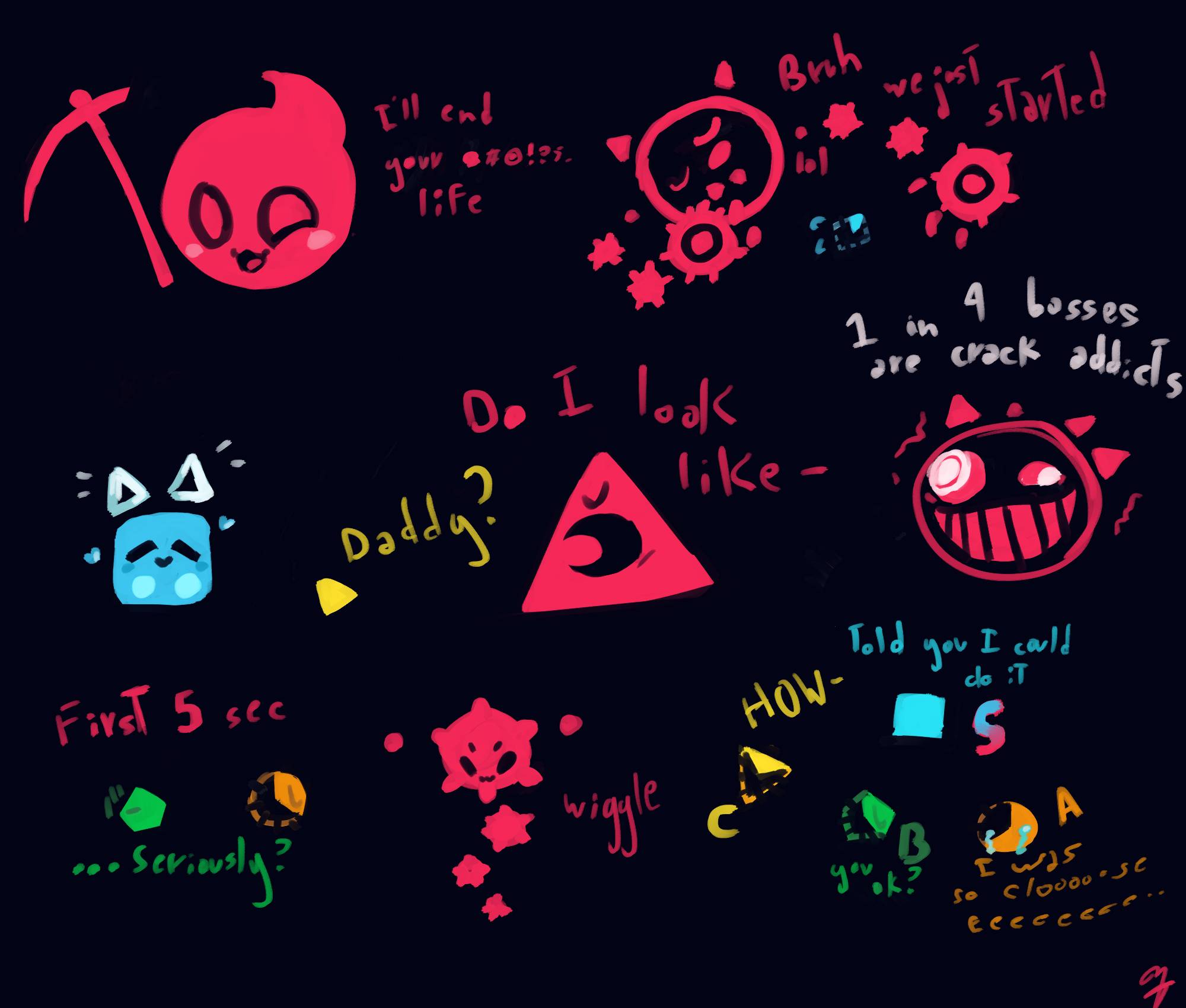 JSaB doodles by BelTheWolf on DeviantArt