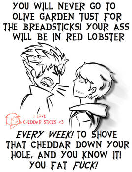 Random Sketches Chap. 125: Cheddar Breadsticks