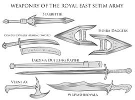 Random Sketches Chap. 172: Weapons Of East Setim