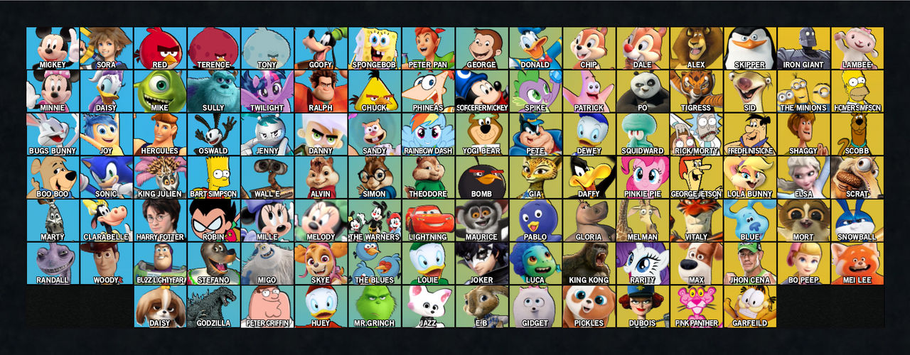 All Star Racing Roster Mickey And Toons All Star Racing 3 Roster by superethan1456 on DeviantArt