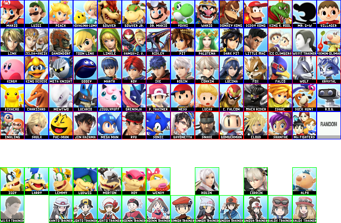 My SSB Switch Dream Roster by danilo11