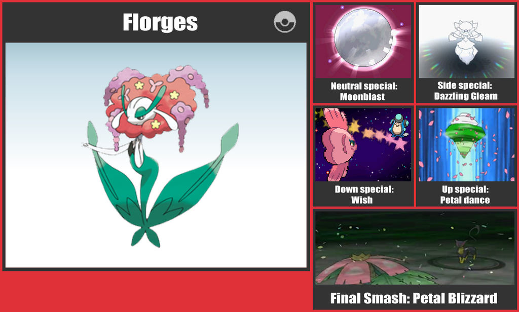 Florges SSB Moveset by danilo11