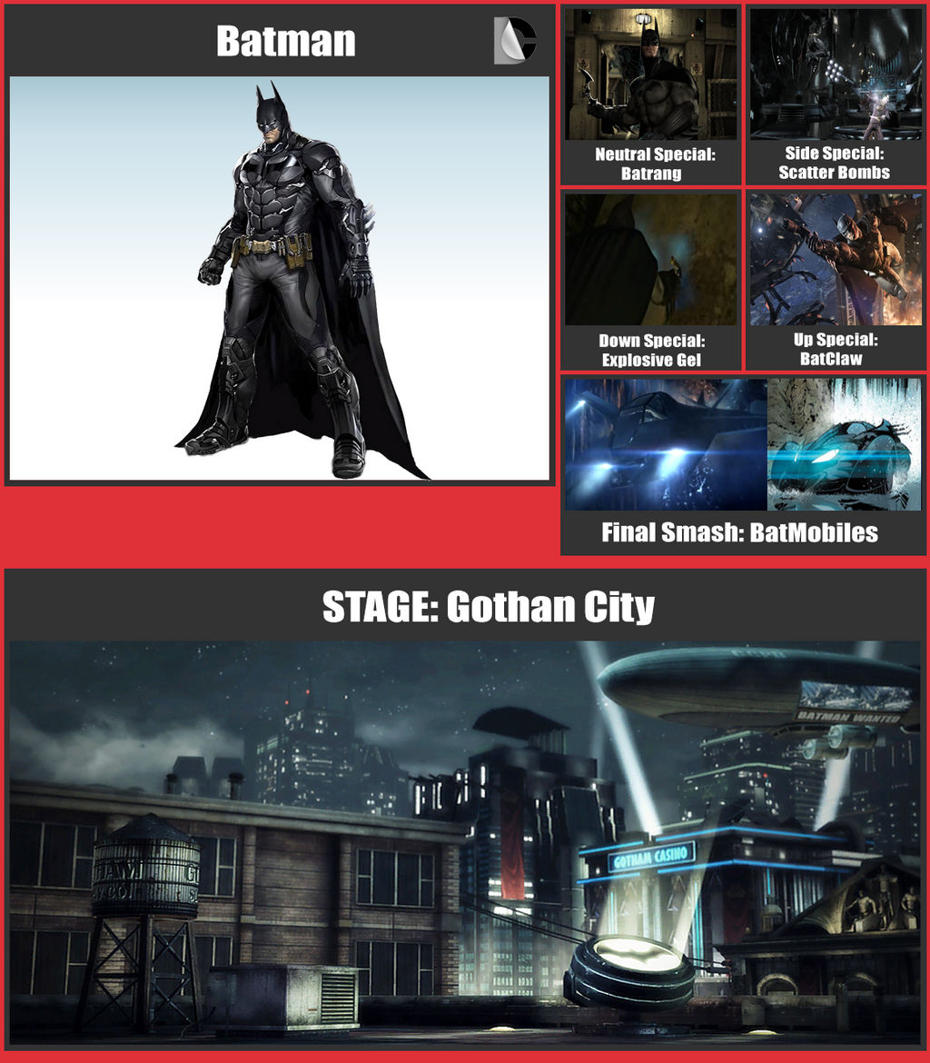 Batman SSB Moveset by danilo11