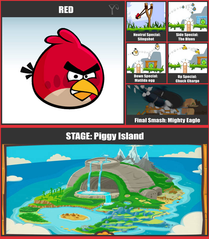 Red SSB Moveset by danilo11