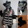 Beast/demon mask and gloves SOLD