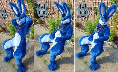 Blue Rabbit Fullsuit Fursuit FOR SALE!