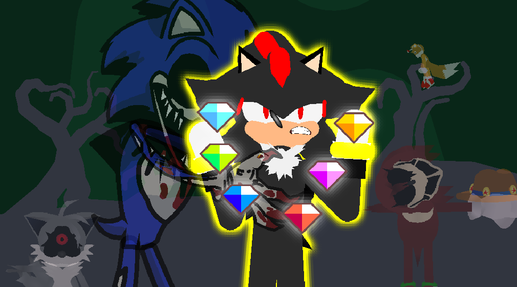 Dark Sonic Exe y Super Shadow by Sonicexedemonio on DeviantArt