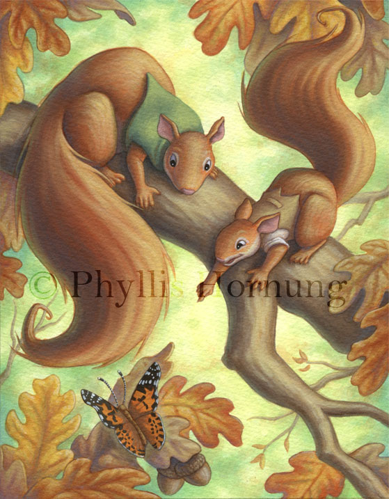 Squirrels in Autumn