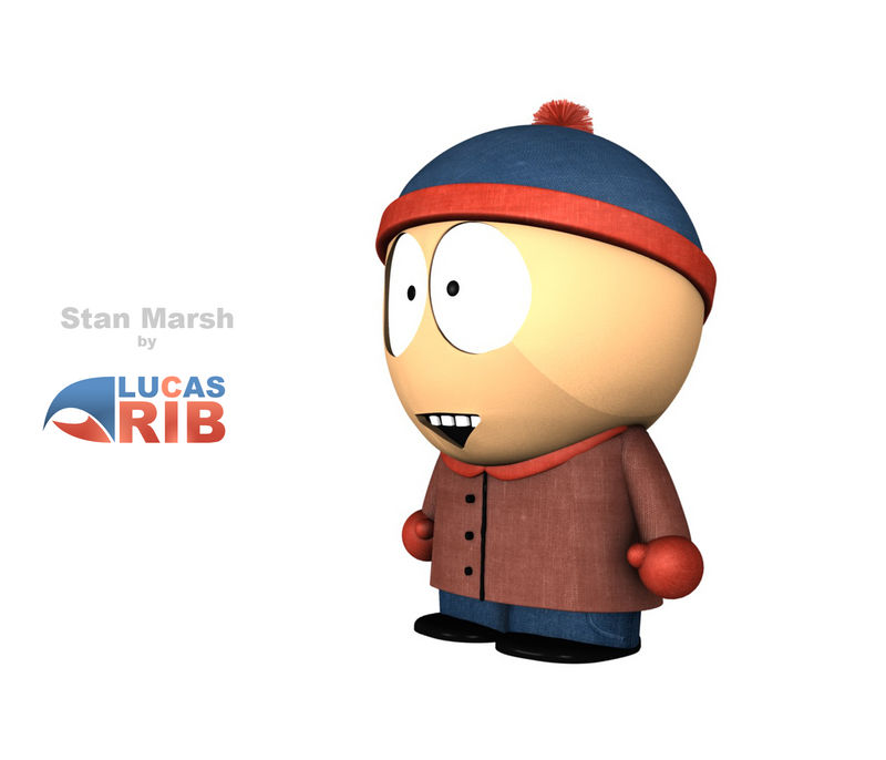 Stan Marsh 3D - HD by LucasRib on DeviantArt
