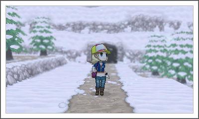 Trainer Bethany Outside the Frost Cavern