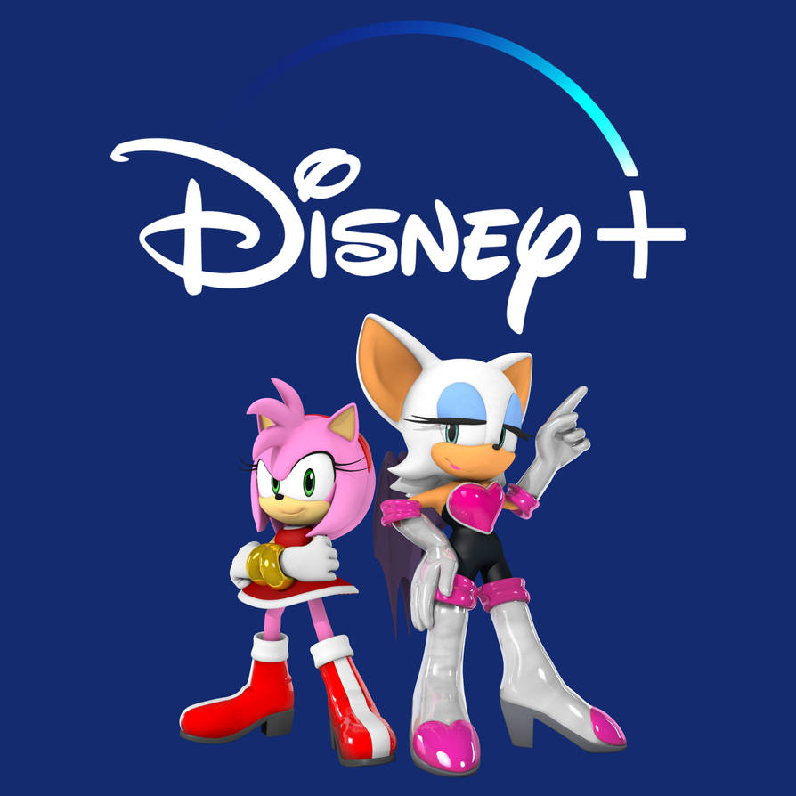 Amy Bat Rabb Amy Rose Pink Hedgehog and Rouge The Bat Disney+ by YosushiYoshi29 on ...