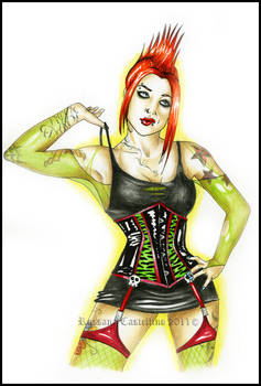 acid pin up