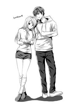 Random couple (Manga style)