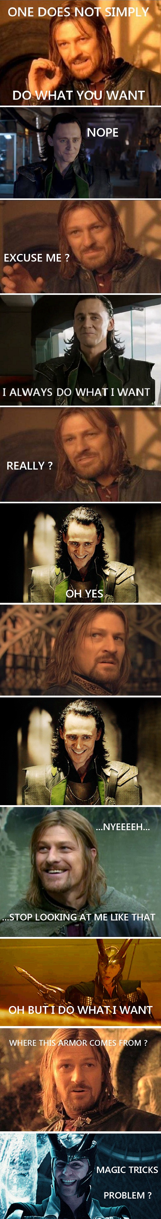 Boromir meet Loki ?