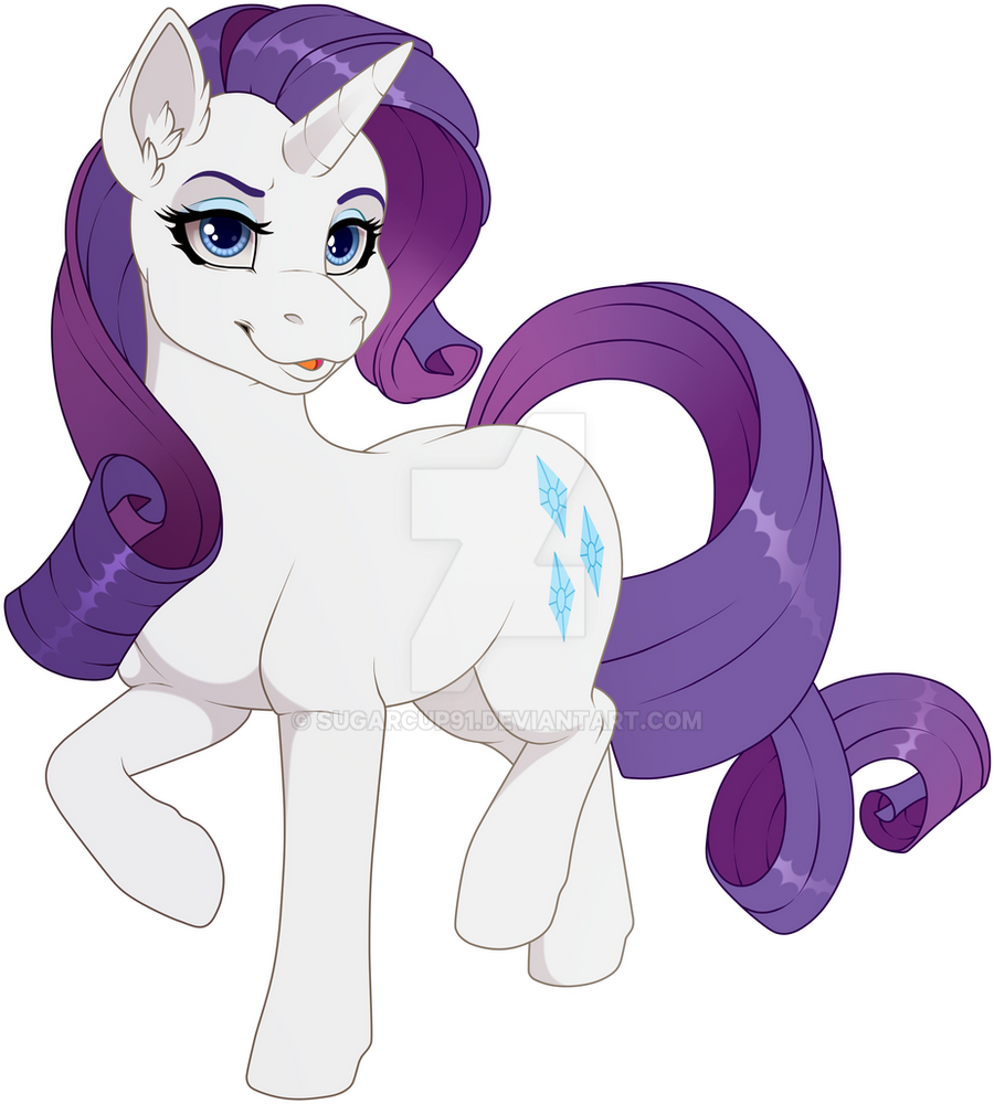 Puffed Rarity Deviantart Rarity by Sugarcup91 on DeviantArt