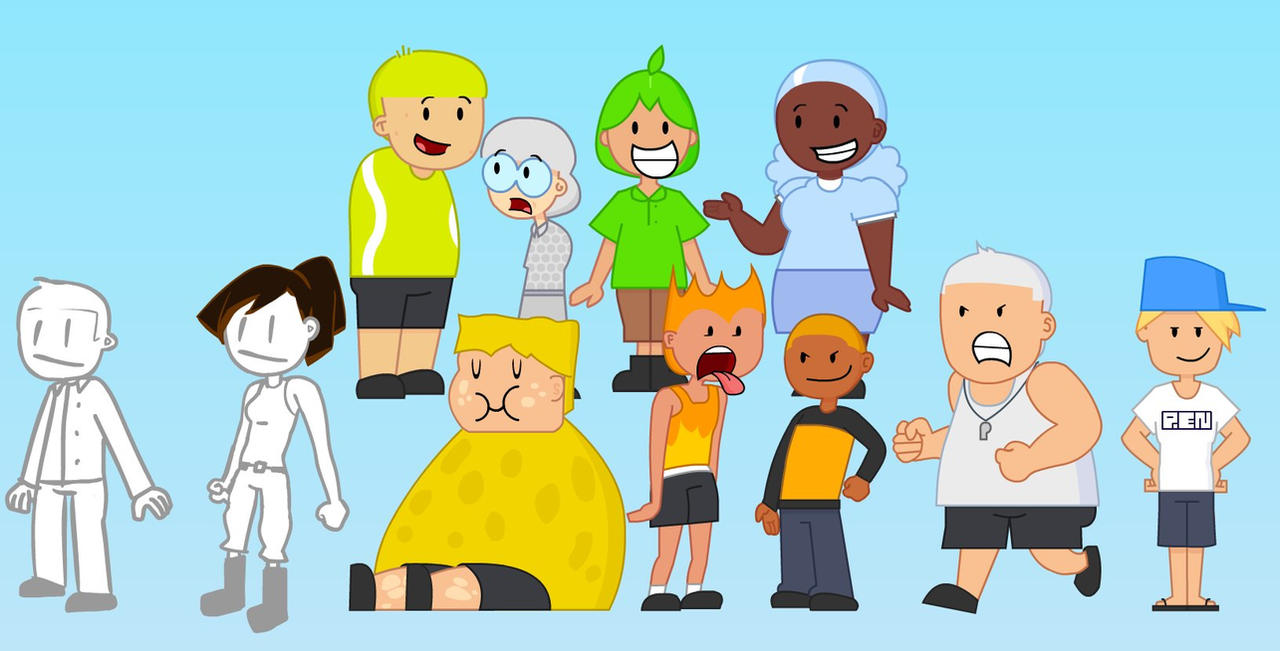 Bfdie Ruler Humanized Stylistically accurate BFDI human characters by walkingfurretBB on ...