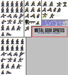 METAL GEAR SPRITES