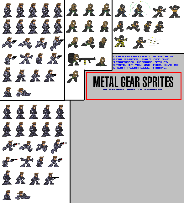 METAL GEAR SPRITES