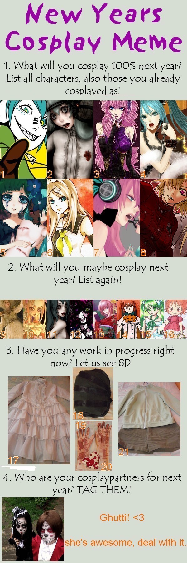 New Years cosplay meme