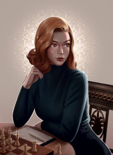 Elizabeth Harmon - Queens Gambit by SesedeArtes on DeviantArt