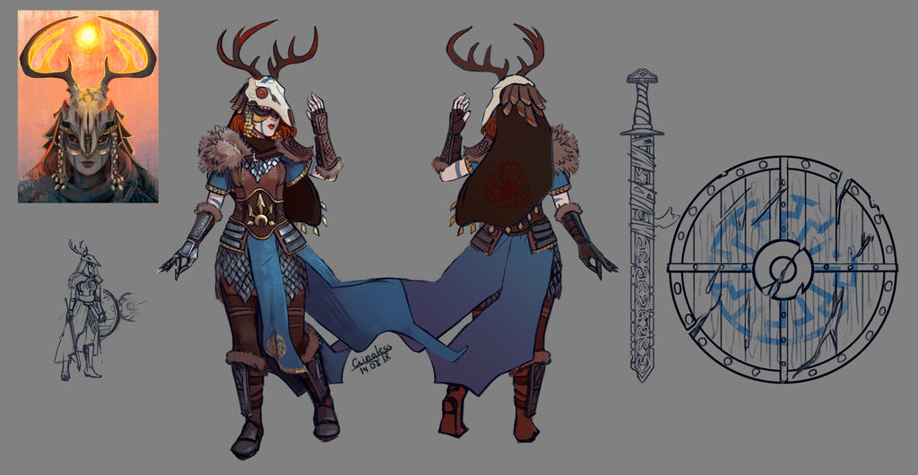 Woad Sentinel Leona by Wingless-sselgniW